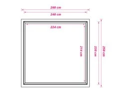 Obelink Air Grondzeil 250 X 260 Cm 7 Obelink Air Grondzeil 250 X 260 Cm -Buiten Kamperen air grondzeil 250 x 260 cm nieuw ecommerce ea4a