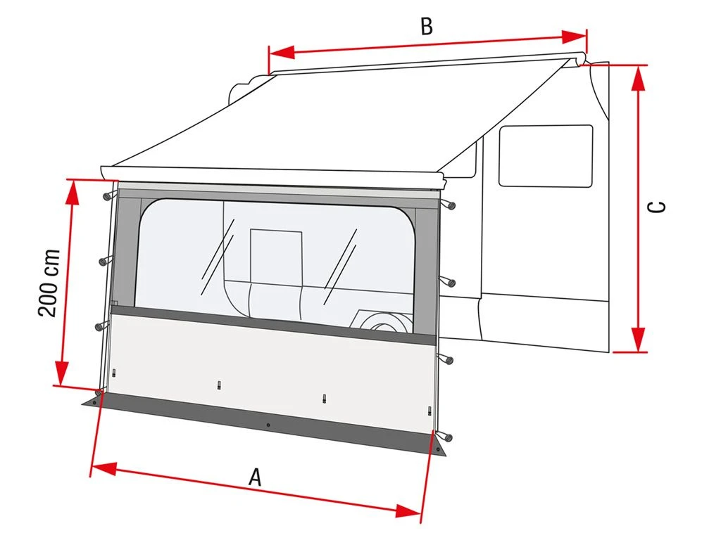 Fiamma Blocker Pro Voorwand 415 6 Fiamma Blocker Pro Voorwand 415 - Afbeelding 4