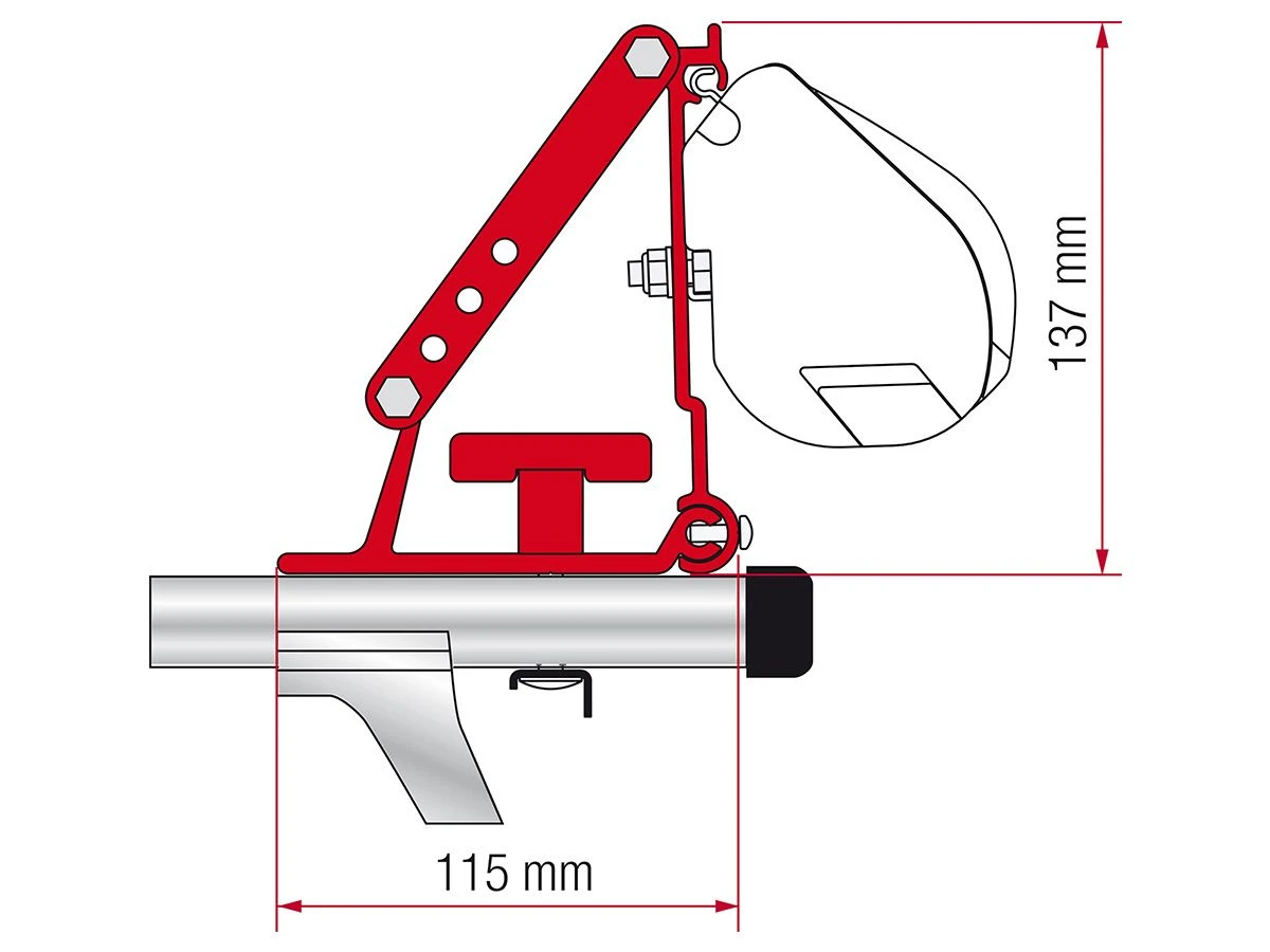 Fiamma F45/F35 Adapter Auto 4 Fiamma F45/F35 Adapter Auto - Afbeelding 2