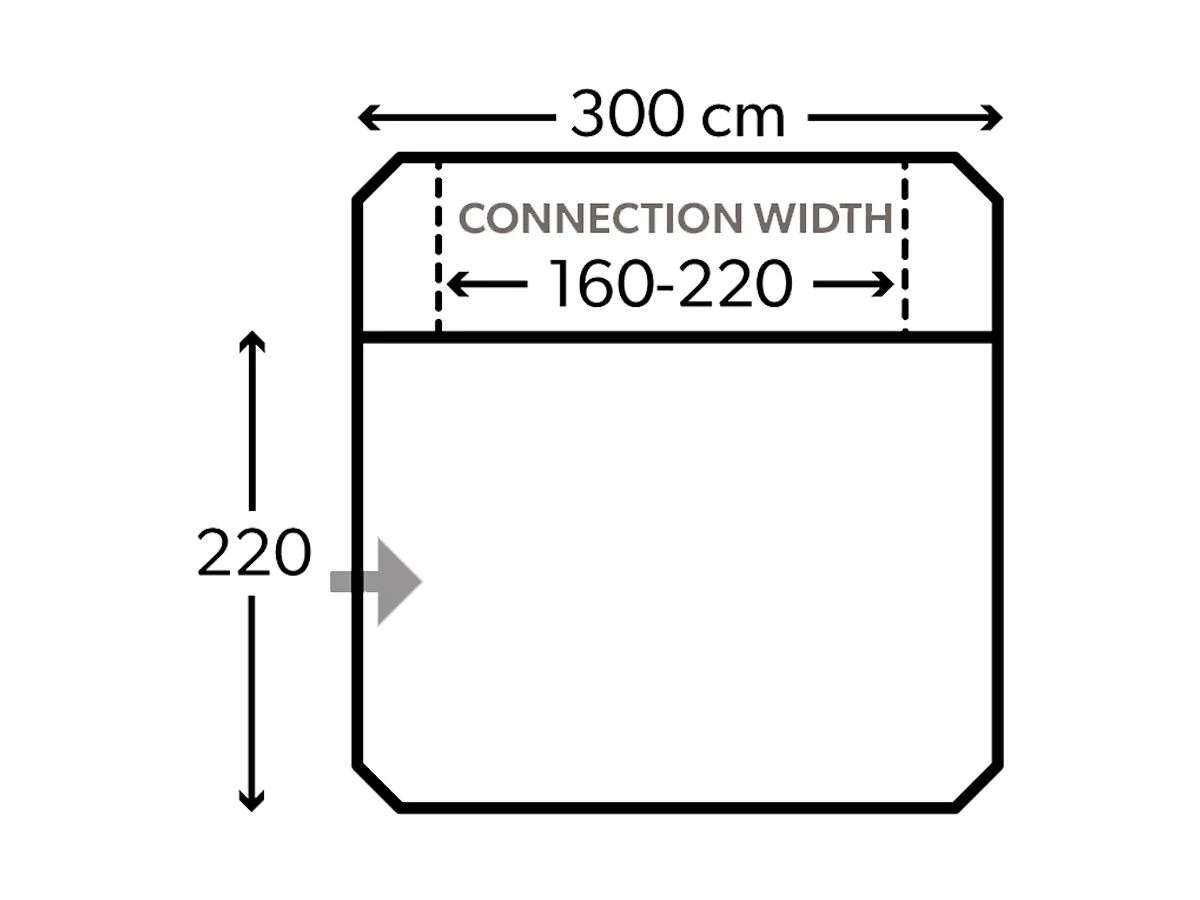 Kampa Tailgater Air Kleptent 3 Kampa Tailgater Air Kleptent - Afbeelding 2