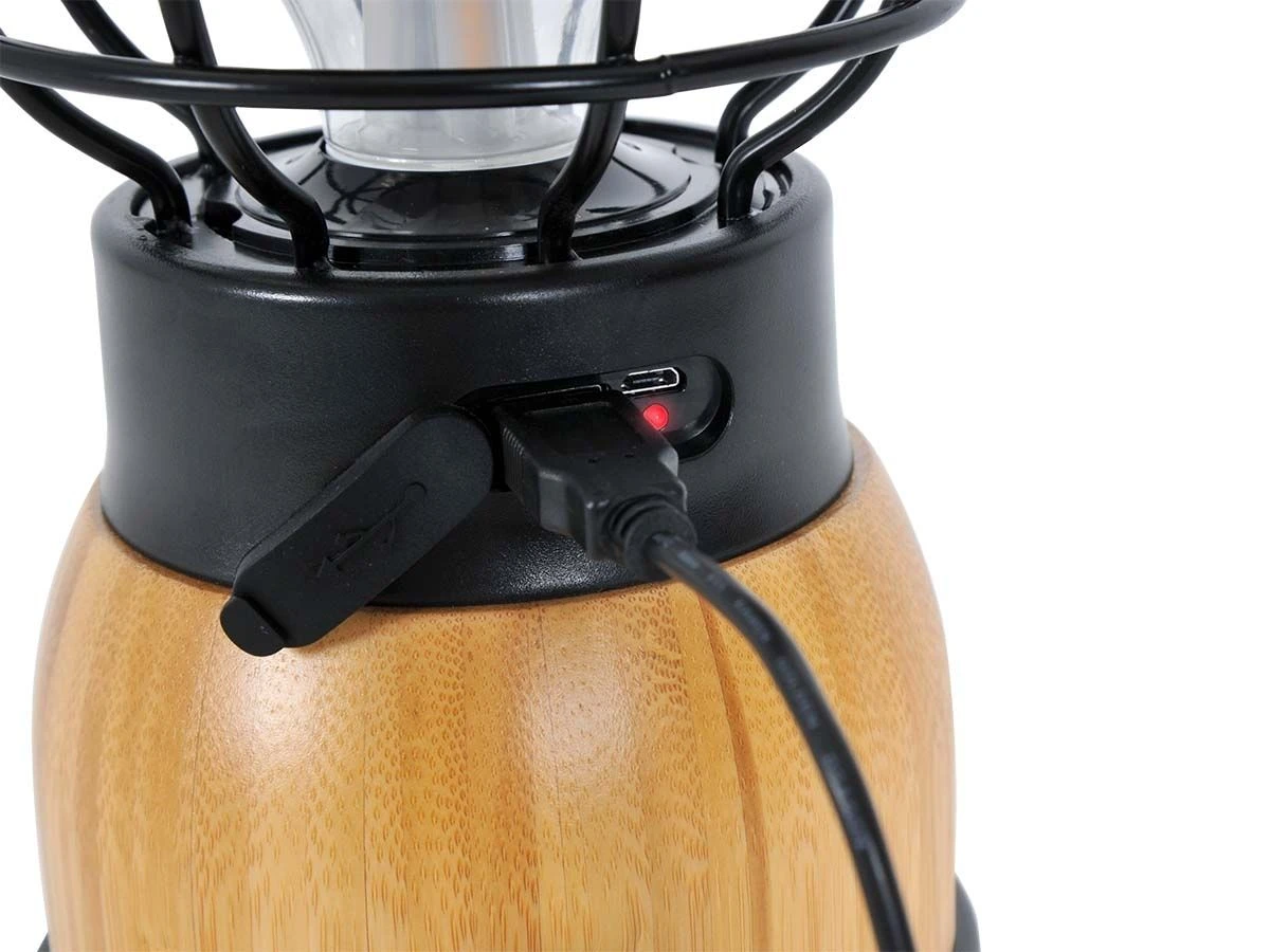 Obelink Yukon Bamboo Lantaarn 4 Obelink Yukon Bamboo Lantaarn - Afbeelding 2