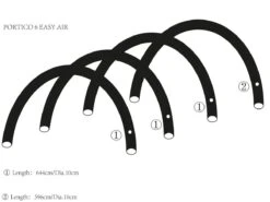 Obelink Portico 6 Easy Air Hoofd Airtube Voor -Buiten Kamperen portico easy air ecommerce c4ec 1