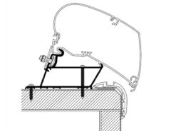 Thule Carthago Malibu / Fendt ≥ 2023 350 Cm Roof Adapter