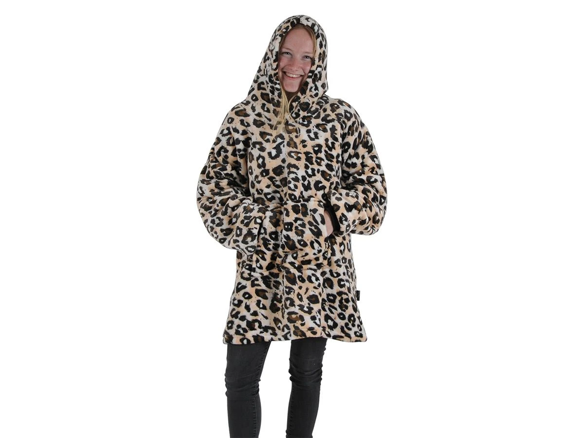 Unique Living Oversized Panterprint Hoodie 4 Unique Living Oversized Panterprint Hoodie - Afbeelding 2